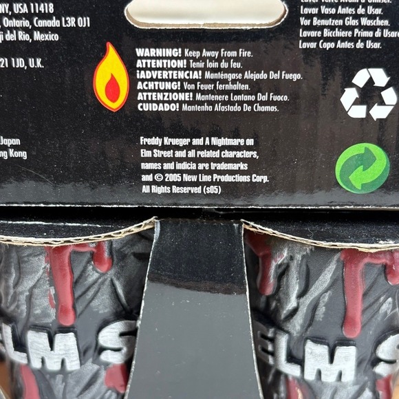 FREDDY KRUEGER SET OF TWO SHOT GLASSES A Nightmare on Elm Street‎ Rubies NEW - Picture 4 of 4